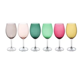 Jogo de 6 Tçs P/Aguá L´hermitage Gastro Cristal Col. 580ml