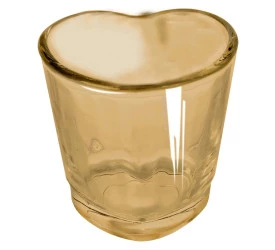 Jogo de 6 Copos P/Shot Dynasty Love Shot Vidro 45ml Âmbar