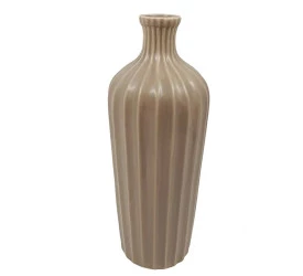 Vaso Btc de Cerâmica Bege Dl0074