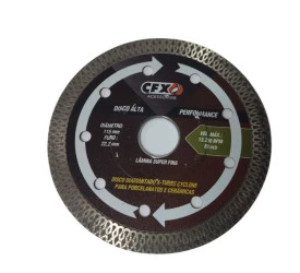 Cfx Ceramfix Disco Diamantado X-turbo Cyclone 115x22,23x10mm
