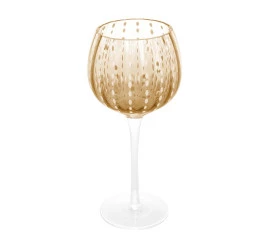 Conjunto 2 Tacas P/ Vinho Wolff Vidro Orquídea Âmbar 450ml