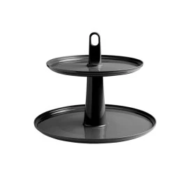 Pedestal Cake 2 Andares Coza Preta