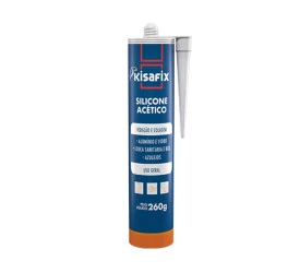 Silicone Kisafix Cura a Incolor Acetica Kfscain/c12 