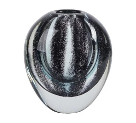 Murano L'Hermitage Espiral Em Vidro Azul Turquesa 