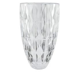 Vaso L'hermitage Aquamarine Em Cristal 15,2x27,3Cm 29449