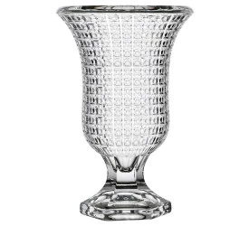 Vaso Com Pé L'Hermitage Chevalier Transparente 26686