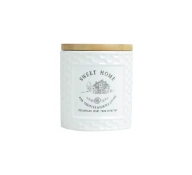 Pote Wolff Cerâmica Sweet Home Branco 500ml 