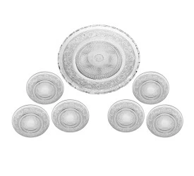 Conjunto Lyor 7 Pecas para Sobremesa de Vidro Angel 220444