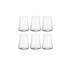 Jogo Bohemia 6 Copos Altos Xtra Em Cristal 400ml A12,5cm