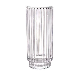 Vaso L'Hermitage Dórica Em Cristal 15x34,1cm