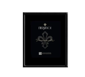 Porta Retrato L'Hermitage Frame Em Mdf 20x25cm Preto 30757