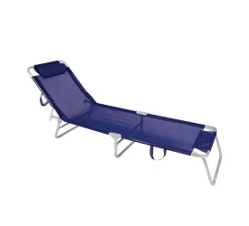 Cadeira Mor Espreguiçadeira Textilene Azul Marinho