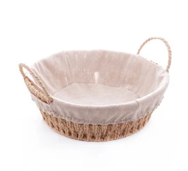Cesta Wolff C/alça Redonda C/forro Em Tecido 27x24x11,5cm