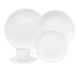 Aparelho de Jantar/cha Oxford 20pcs - Mail Order - Branco 