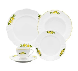 Aparelho de Jantar/cha Oxford 30pcs M. Order Limoni