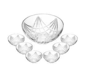 Conjunto 7 Pecas p/ Sobremesa Wolff de Vidro Sun 2074