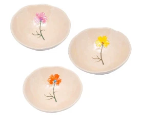Bowl Wolff Decorativo de Cerâmica Flor Sortido Trento 