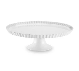 Boleira Brinox C/ Borda Buffet Branco 35,5x11,5cm 