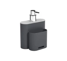 Dispenser Coza Flat 500ml Cinza