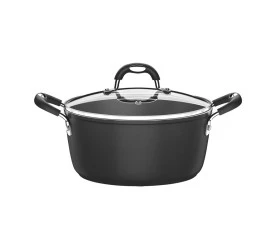 Caçarola Tramontina 24cm 4,5l Monaco Indução Pt Antiaderente