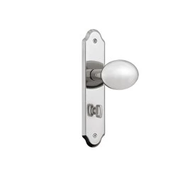 Fechadura Papaiz Zamac Banheiro Mz580 Cromado - 5401 
