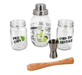 Kit Para Caipirinha Open Bar 5 Peças 