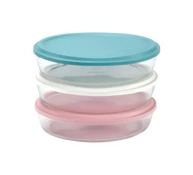 Travessa Oval Marinex 1,6L C/Tampa Sortido