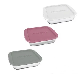 Travessa Quadrada Marinex 1,1L C/Tampa Sortida 019072