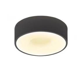 Plafon Taschibra Sushi Led Preto Fosco 40W 6500K 