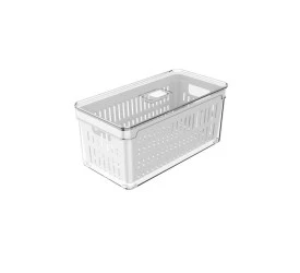 Organizador Clear Fresh Com Cesto 5 Litros Ou Natural OF 350