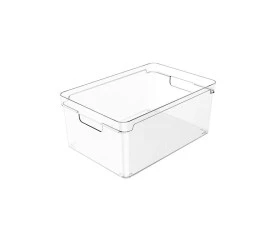 Organizador Clear 30X20X13Cm Ou Natural