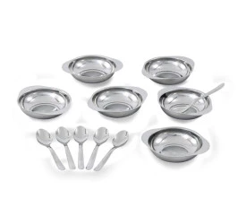 CONJUNTO P/SOBREMESA BRINOX JORNATA 12PÇS 1636/112