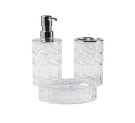 Conjunto de Banheiro Nouveau 3 Peças Haus Brinox 57708100