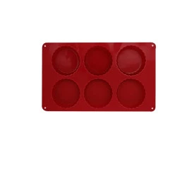 Forma De Silicone Yangzi Para 6 Tortinhas Carol 