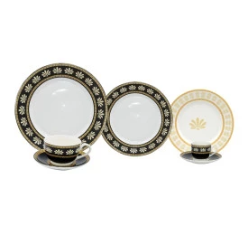 Aparelho De Jantar Atlantis 42 Peças Em New Bone China