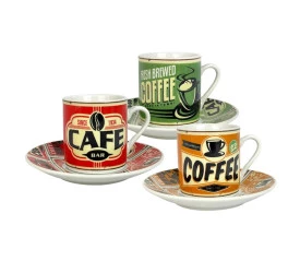 Jogo Para Café Dynasty Diner Mood Coffee 12 Peças 80Ml
