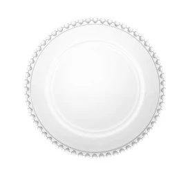 Prato Para Sobremesa Lyon De Cristal Coração 20Cm - 1504