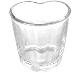 Jogo De Copos Love Shot 6 Peças Transparente 45Ml 