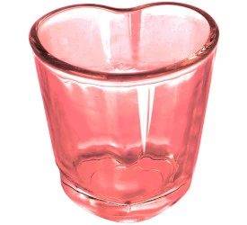 Jogo De Copos Dynasty Love Shot 6 Peças Cor Rosa 45Ml