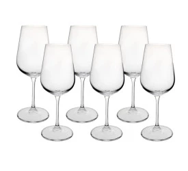 Jogo De Taças Para Vinho Tinto Strix 6 Peças 450Ml