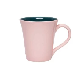 Caneca Oxford Tulipa 330Ml Verde/Rosa 