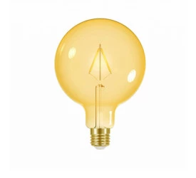 Lâmpada Led Filamento Vintage Globo G125 Autovolt Âmbar 