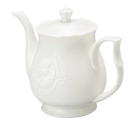 Bule Para Cafe De Porcelana Lyor Super White Queen 1L 