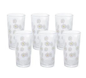 Conjunto De Copos Altos Lyor Margarida 6 Peças 250Ml 