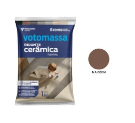 Rejunto Flexível Votomassa Marrom 1Kg