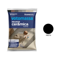 Rejunte Flexível Votomassa Preto 1Kg 