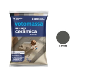 Rejunte Flexível Votomassa Grafite 1Kg