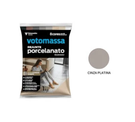 Rejunte Votoran Porcelanato Cinza Platina 1Kg