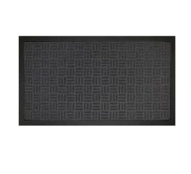 Tapete Fenice Liso Preto Uzoo 59x89 0300722146