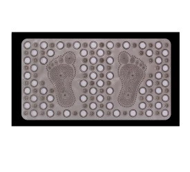 Tapete de Box Aqua Spa Retangular Fumê Uzoo 36x66